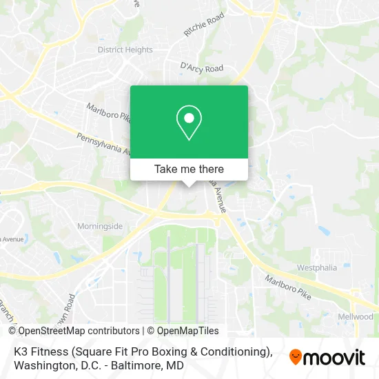 K3 Fitness (Square Fit Pro Boxing & Conditioning) map