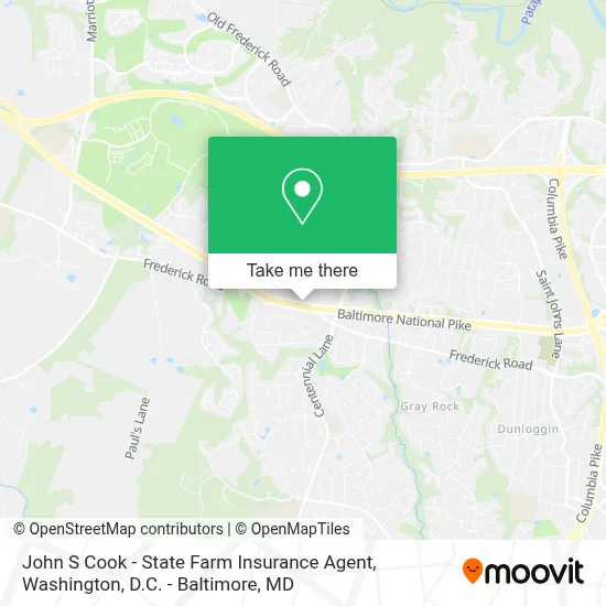 John S Cook - State Farm Insurance Agent map