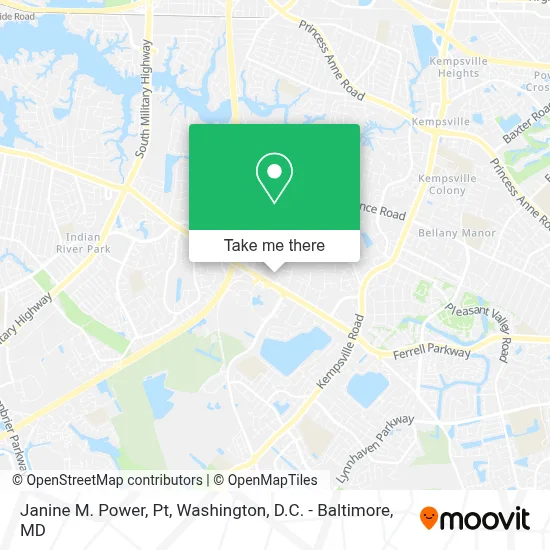 Janine M. Power, Pt map