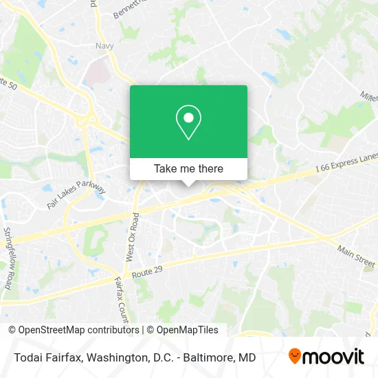Todai Fairfax map
