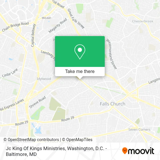 Jc King Of Kings Ministries map