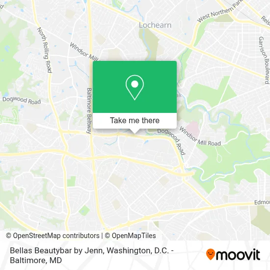 Bellas Beautybar by Jenn map