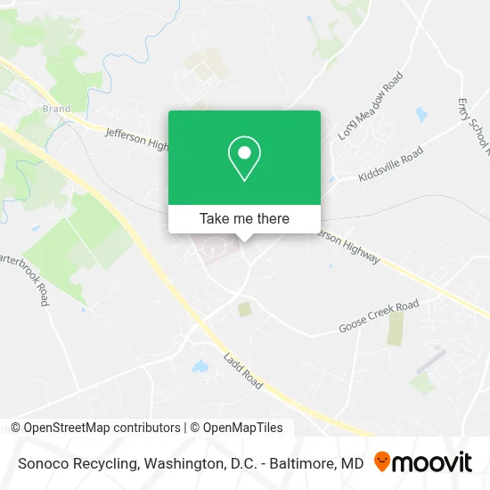 Sonoco Recycling map