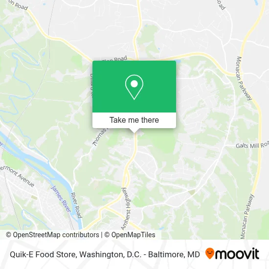 Quik-E Food Store map