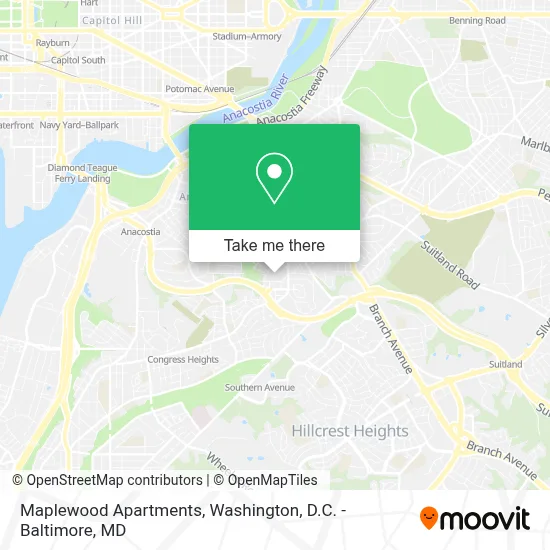 Maplewood Apartments map