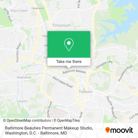 Baltimore Beauties Permanent Makeup Studio map