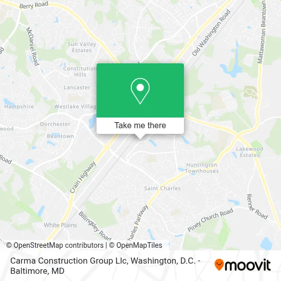 Carma Construction Group Llc map