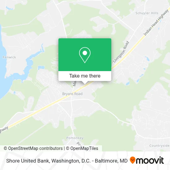 Shore United Bank map