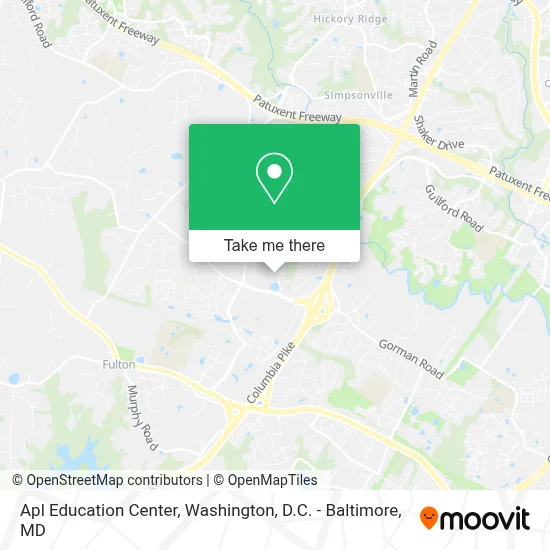 Apl Education Center map