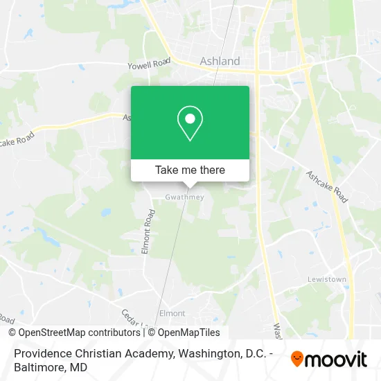 Providence Christian Academy map