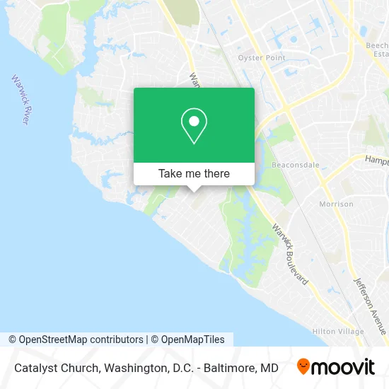 Catalyst Church map