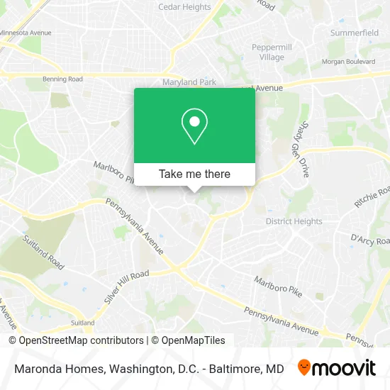 Maronda Homes map