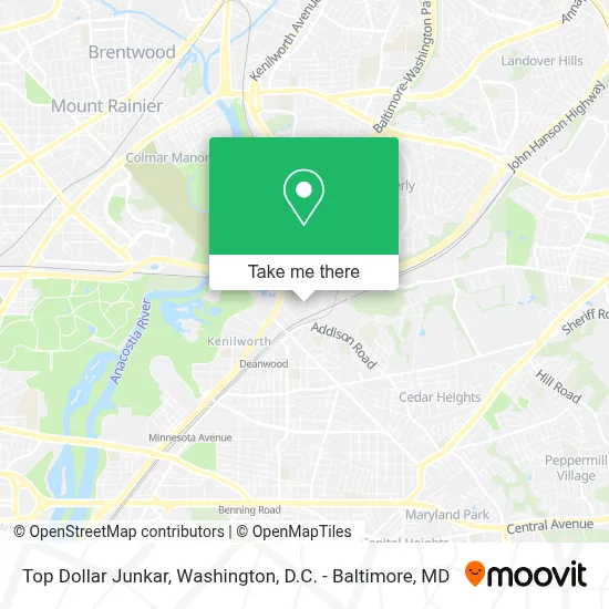 Top Dollar Junkar map