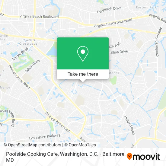 Poolside Cooking Cafe map
