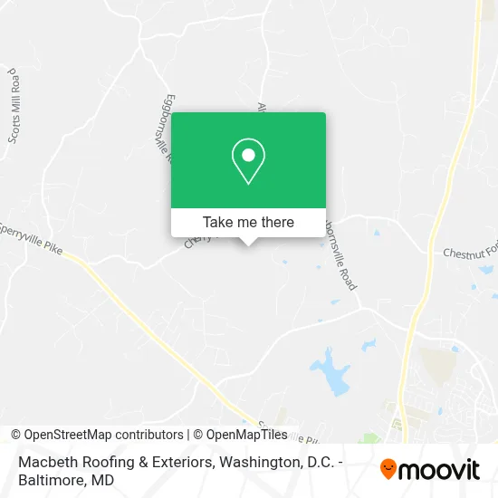 Macbeth Roofing & Exteriors map