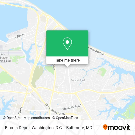Bitcoin Depot map