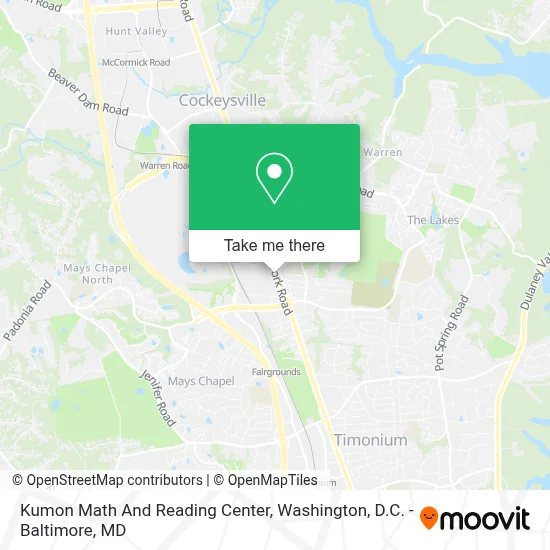 Kumon Math And Reading Center map
