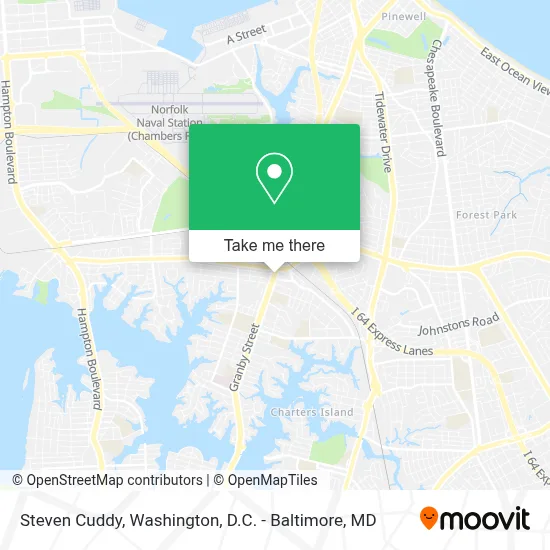 Steven Cuddy map