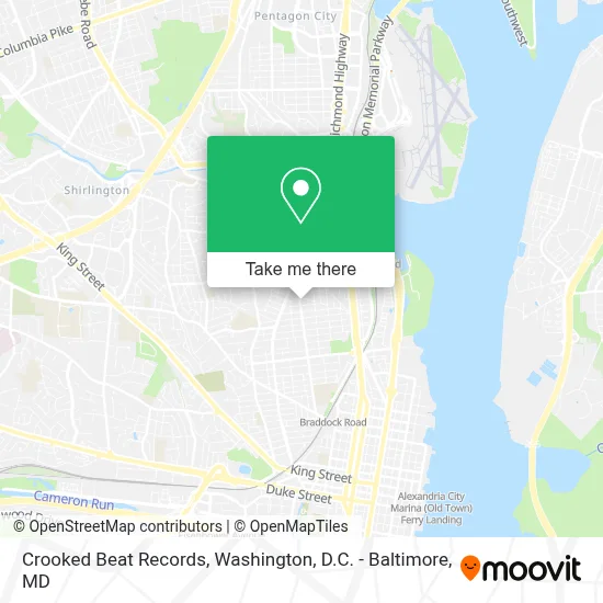 Crooked Beat Records map