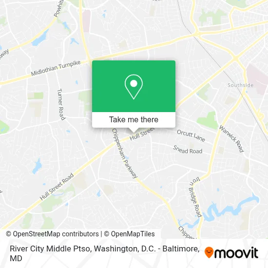 River City Middle Ptso map