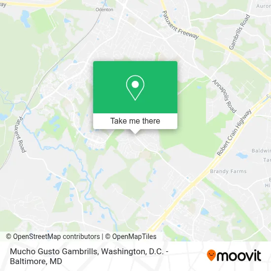 Mucho Gusto Gambrills map