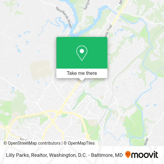 Lilly Parks, Realtor map