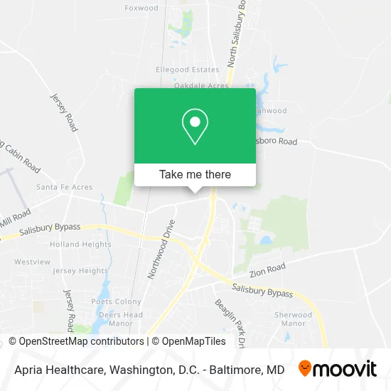 Apria Healthcare map