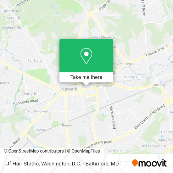 Jf Hair Studio map