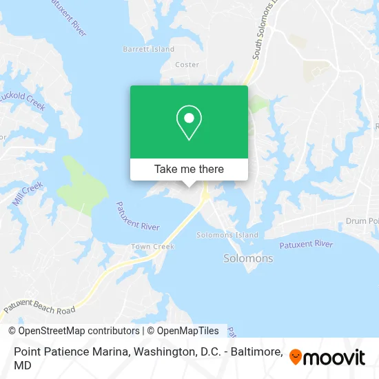 Point Patience Marina map