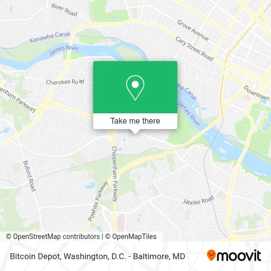 Bitcoin Depot map
