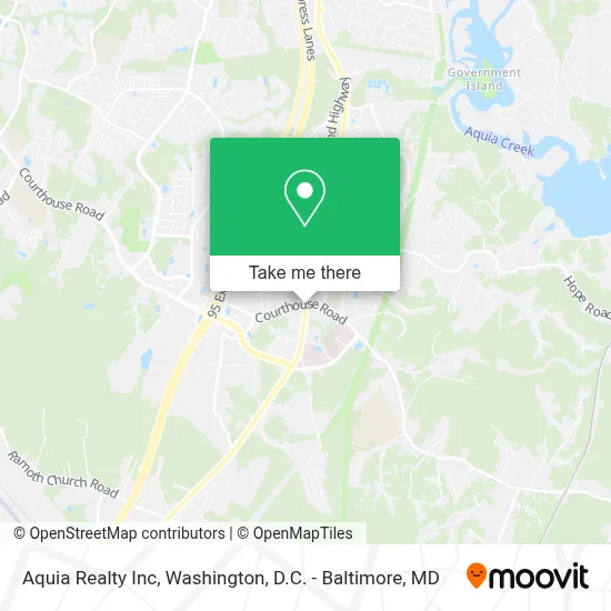 Aquia Realty Inc map