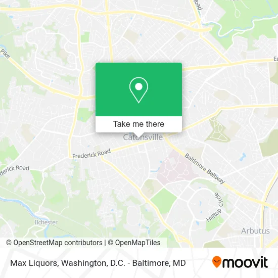 Max Liquors map