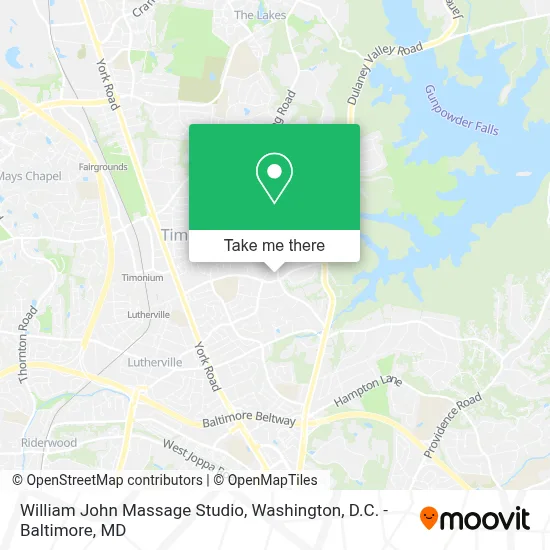 William John Massage Studio map