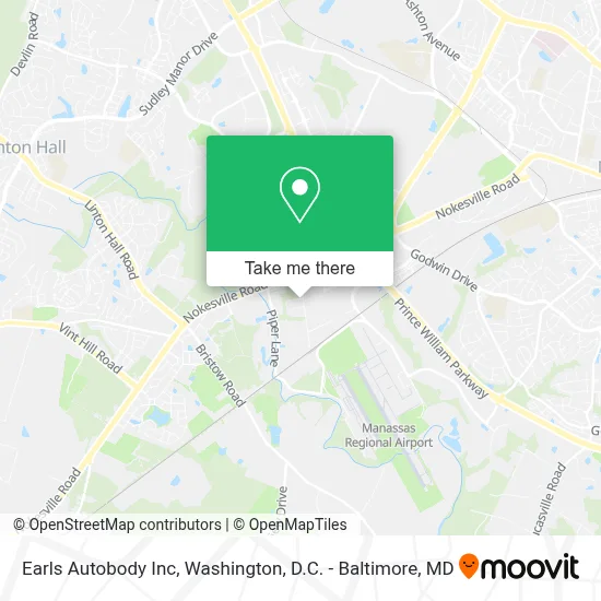 Earls Autobody Inc map