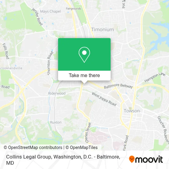 Collins Legal Group map