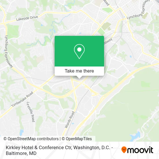 Kirkley Hotel & Conference Ctr map