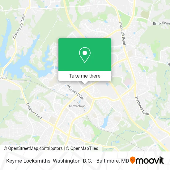 Keyme Locksmiths map