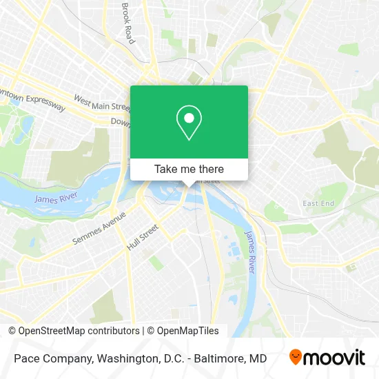 Pace Company map