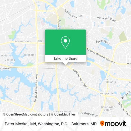 Peter Moskal, Md map