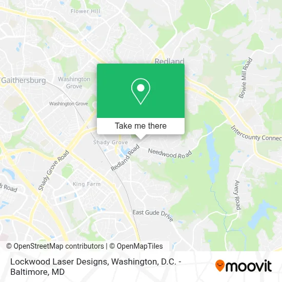 Lockwood Laser Designs map