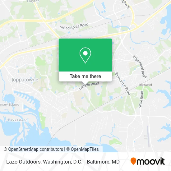 Lazo Outdoors map