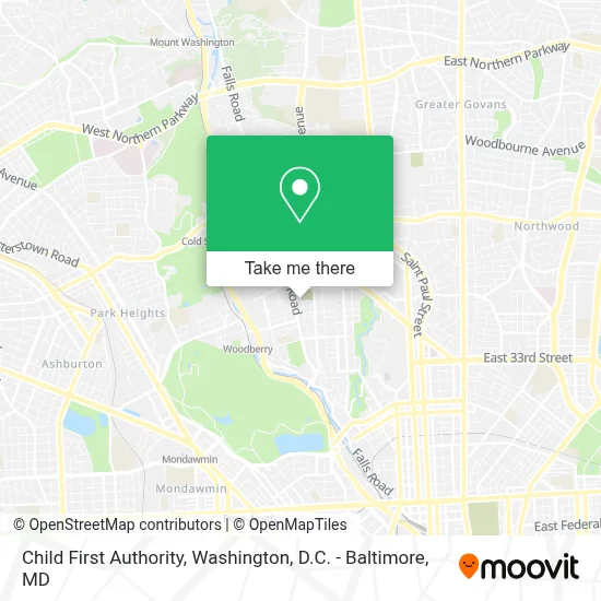 Child First Authority map