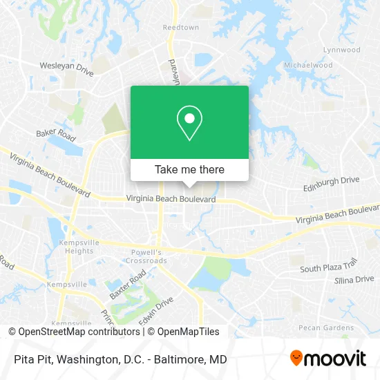 Pita Pit map