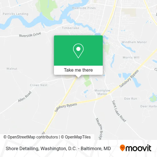 Shore Detailing map