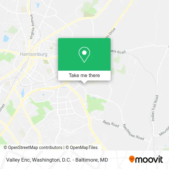Valley Enc map