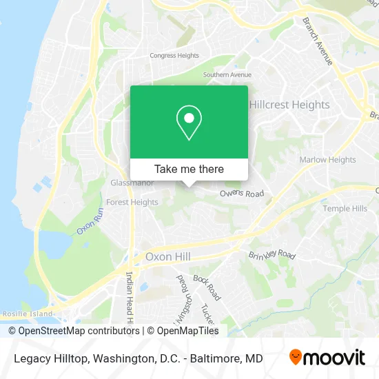 Legacy Hilltop map