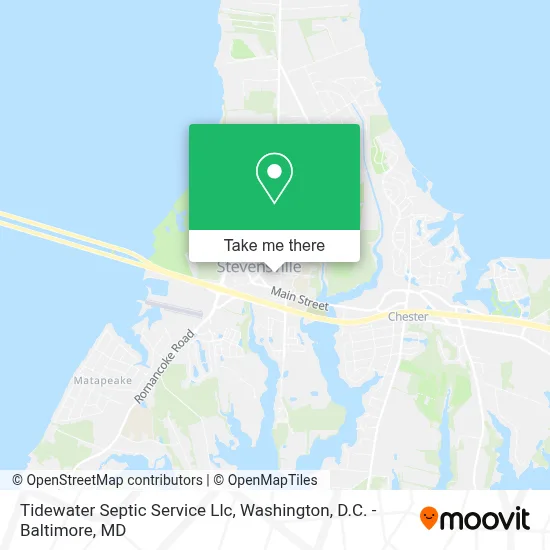 Tidewater Septic Service Llc map