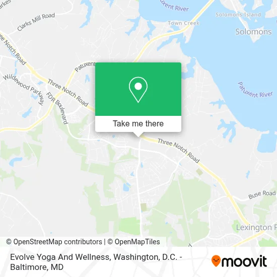 Evolve Yoga And Wellness map