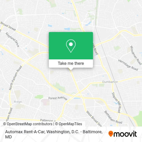 Automax Rent-A-Car map