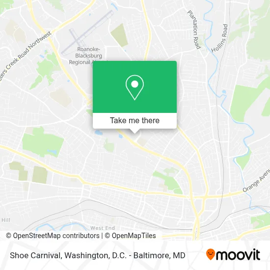 Shoe Carnival map